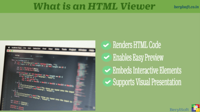 An Overview of HTML Viewer - BerylSoft